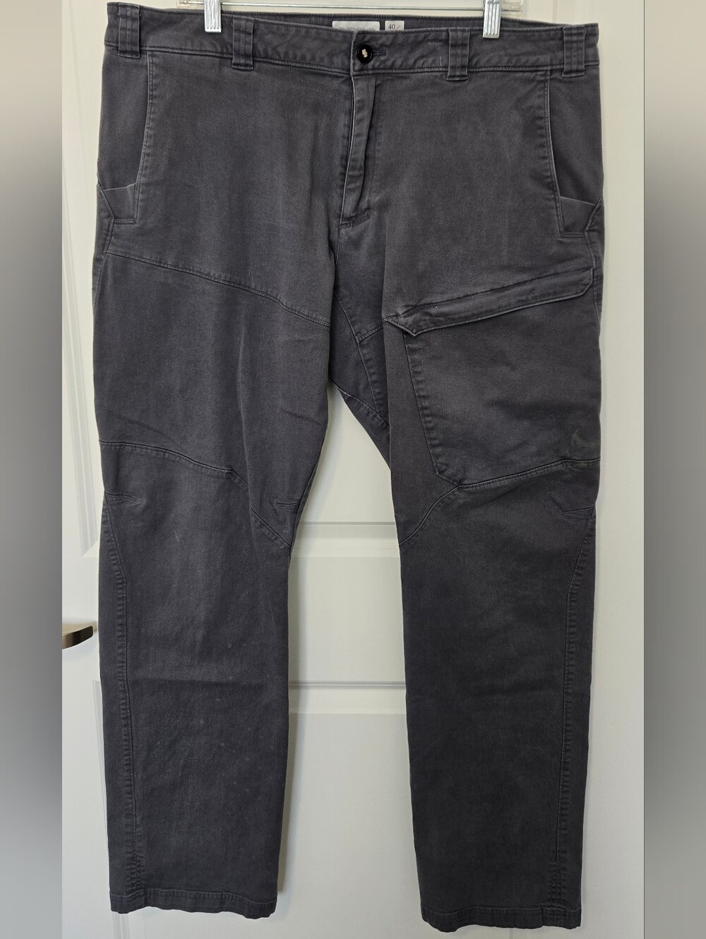 Otte Men's Gray Utility Cargo Pants with Side Flap Pocket 40/36.grt.cond.